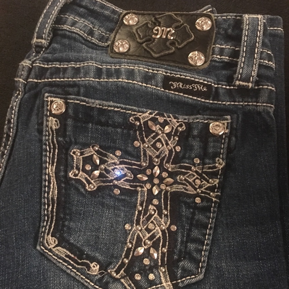 Miss Me boot cut blue jeans